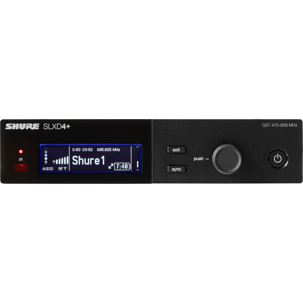Shure SLXD24+/B58 Digital Wireless Handheld Microphone System with Beta 58A Capsule (G57: 470 to 608 MHz)