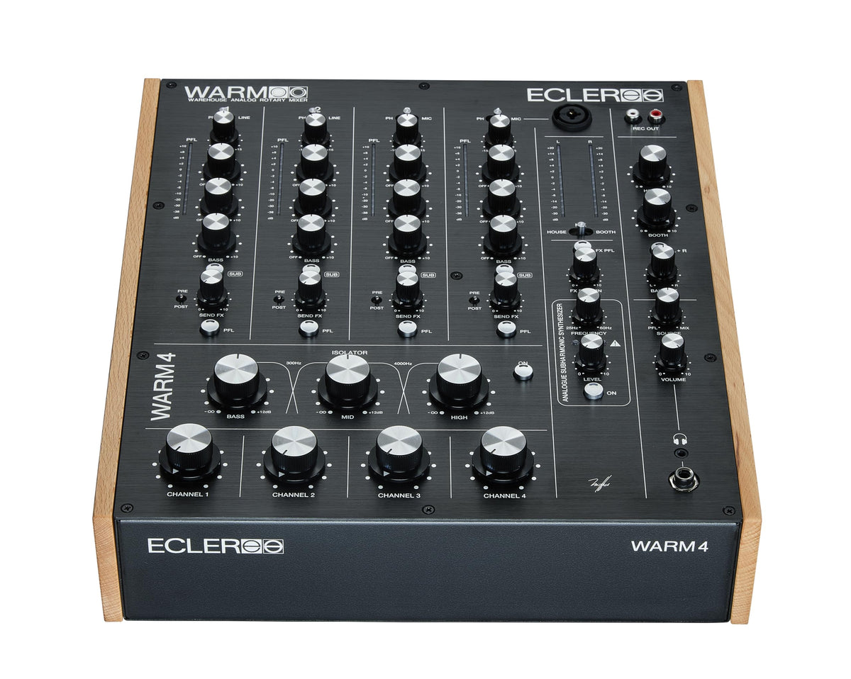 Ecler WARM4 Professional 4-Channel Analog Rotary DJ Mixer