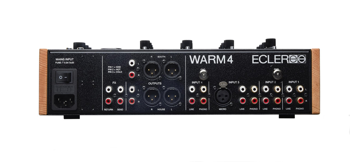 Ecler WARM4 Professional 4-Channel Analog Rotary DJ Mixer