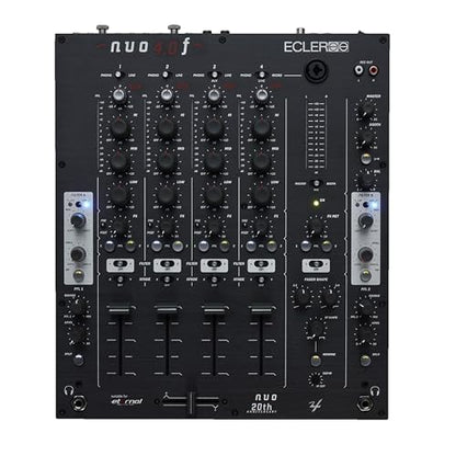 Ecler NUO4.0F Professional 4-Channel DJ Mixer (Black)