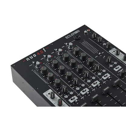 Ecler NUO4.0F Professional 4-Channel DJ Mixer (Black)