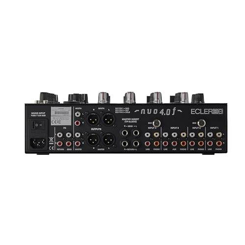 Ecler NUO4.0F Professional 4-Channel DJ Mixer (Black)
