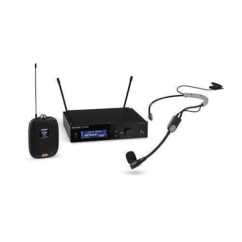 Shure SLXD14+/SM35 Digital Wireless Cardioid Performance Headset Microphone System (G57: 470 to 608 MHz)
