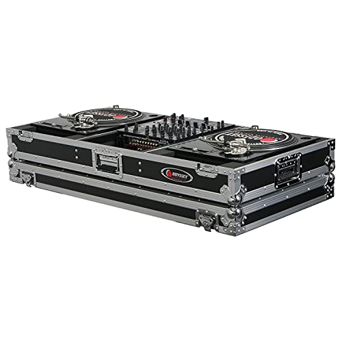 Odyssey FZBM12W Flight Zone 12" Mixer Battle Mode Turntable Coffin with Wheels