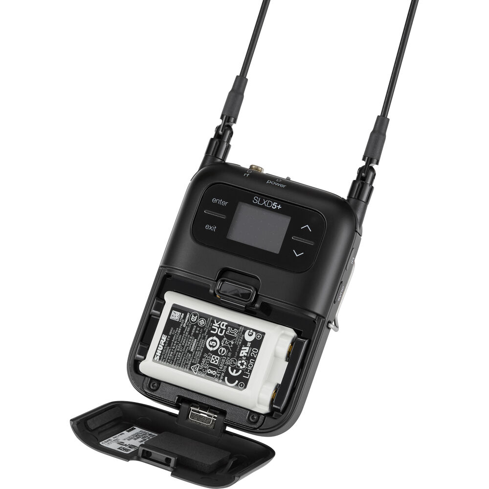 Shure SLXD25+/58 Digital Camera-Mount Wireless Handheld Microphone System with SM58 Capsule (G57: 470 to 608 MHz)