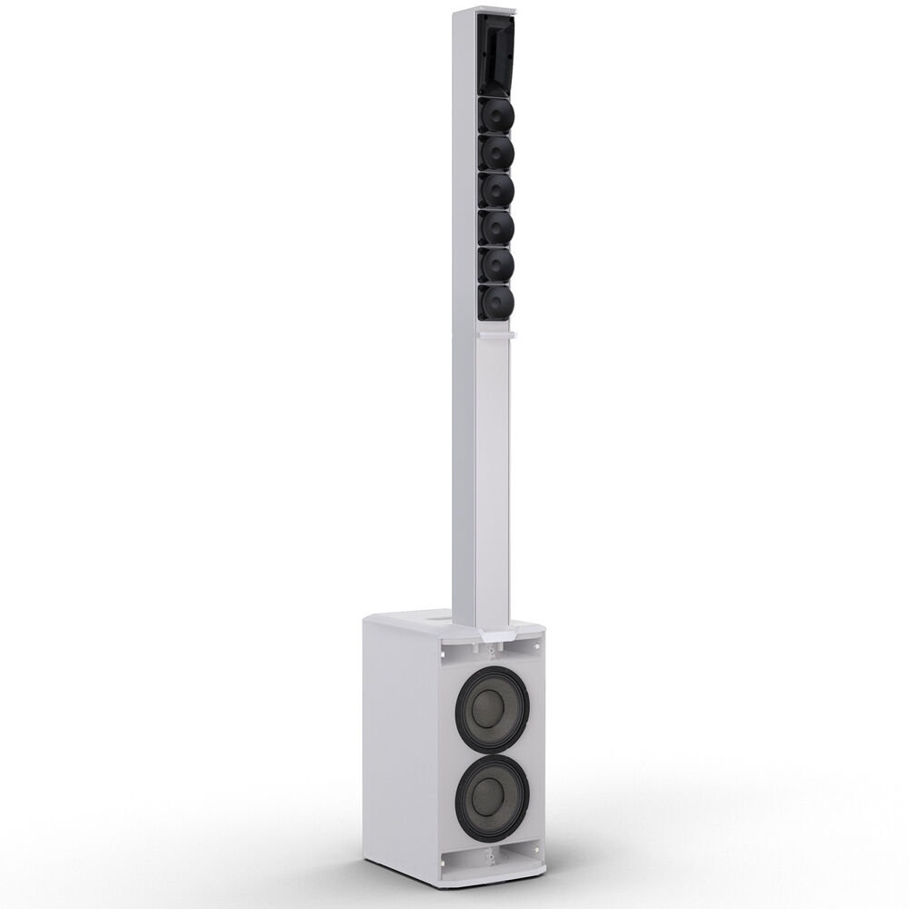 LD Systems MAUI 11 G3 MIX Portable 2060W Powered Column PA System (White)