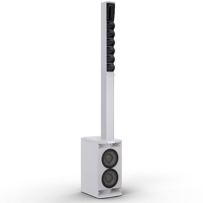 LD Systems MAUI 11 G3 MIX Portable 2060W Powered Column PA System (White)