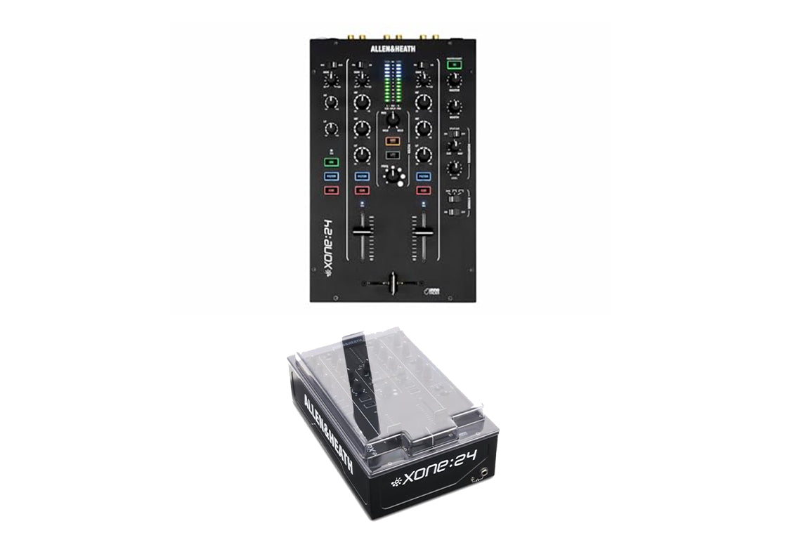 Allen & Heath Xone:24 Professional 2+1 Channel Analog DJ Mixer + Decksaver