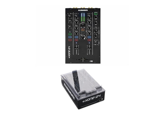 Allen & Heath Xone:24 Professional 2+1 Channel Analog DJ Mixer + Decksaver