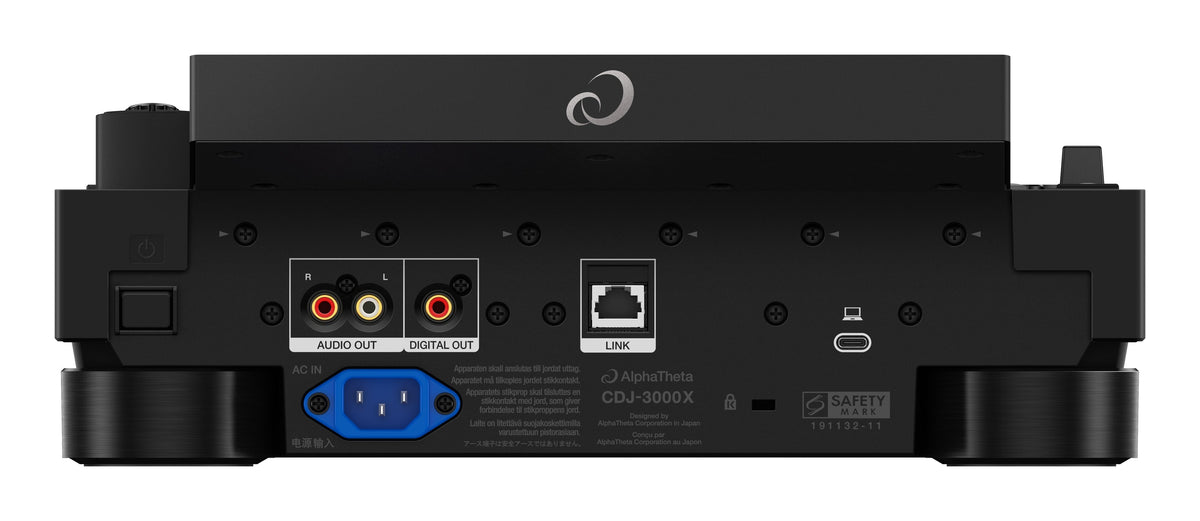 AlphaTheta CDJ-3000X A next-generation flagship DJ player + Decksaver
