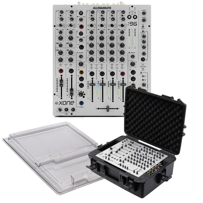 Allen & Heath XONE:96 Mixer, Odyssey Travel Case and Decksaver Bundle