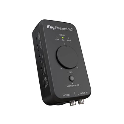 IK Multimedia iRig Stream Pro Ultracompact 4x2 Audio Interface for Computers, Smartphones, and Tablets