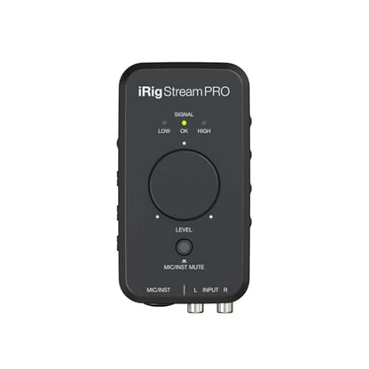 IK Multimedia iRig Stream Pro Ultracompact 4x2 Audio Interface for Computers, Smartphones, and Tablets