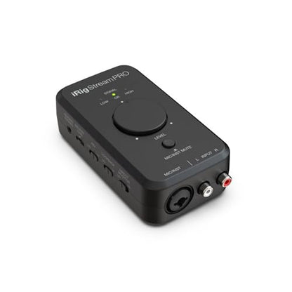 IK Multimedia iRig Stream Pro Ultracompact 4x2 Audio Interface for Computers, Smartphones, and Tablets