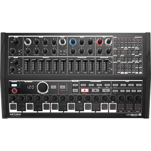 Arturia MiniBrute 2S Special Edition Noir Semi-Modular Analog Synthesizer/Sequencer (Black) (Open Box)