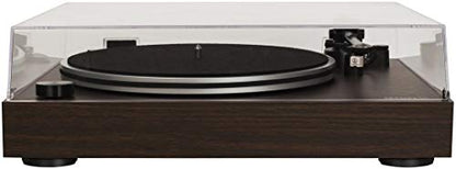 Crosley C8A-WA Belt-Driven Record Player Turntable with Built-in Pre-Amp, Walnut