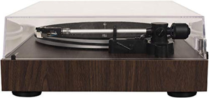 Crosley C8A-WA Belt-Driven Record Player Turntable with Built-in Pre-Amp, Walnut