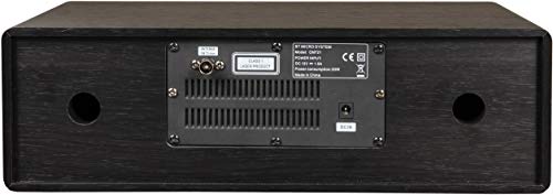 Crosley CR3502A-BK Metro Bluetooth FM Clock Radio and CD Player, Black