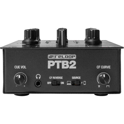 Reloop PTB-2 Portable 2+1-Channel DJ Mixer with DVS and Bluetooth Interface