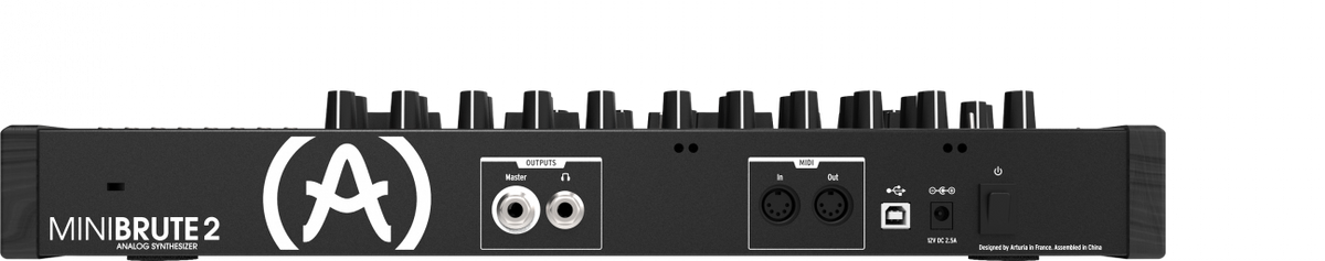 Arturia MiniBrute 2 Special Edition Noir Semi-Modular Monophonic Analog Synthesizer (Black) (Open Box)