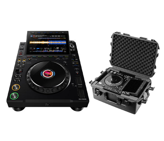 AlphaTheta CDJ-3000X A next-generation flagship DJ player + Odyssey Watertight and Dustproof Case