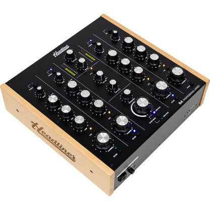 Headliner R4 Professional 4-Channel Rotary DJ Mixer + Decksaver Headliner Cover