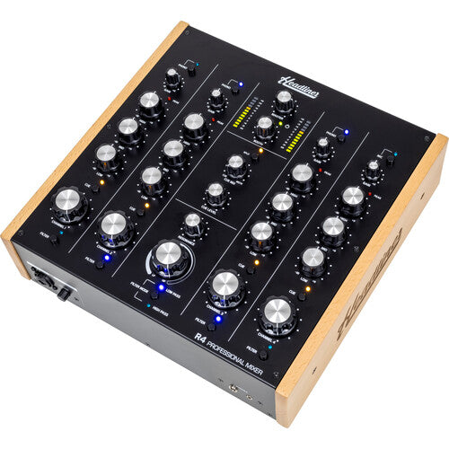Headliner R4 Professional 4-Channel Rotary DJ Mixer + Decksaver Headliner Cover
