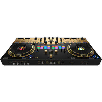 Pioneer DJ DDJ-REV7 2-Channel rekordbox and Serato DJ Pro Controller with Motorized Jog Wheels (Limited Edition Gold) (Open Box)