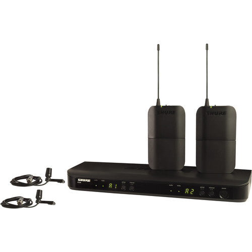 Shure BLX188/CVL Dual-Channel Wireless Cardioid Lavalier Microphone System (H9: 512 to 542 MHz) (Open Box)
