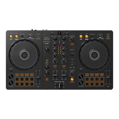 Pioneer DJ DDJ-FLX4 2-Channel DJ Controller + Odyssey BMSLDDJ400 Streemline Series Bag