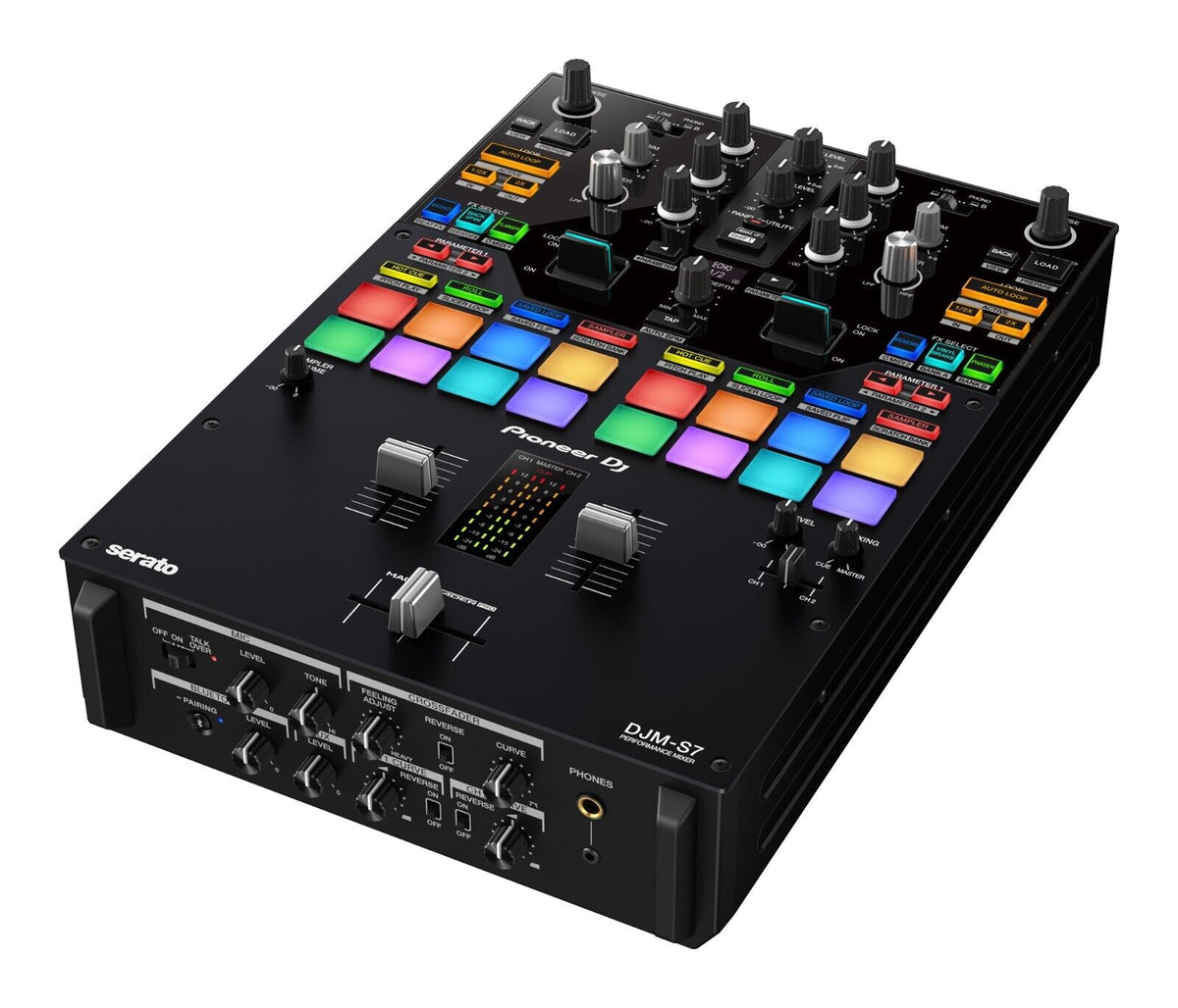 Pioneer DJ DJM-S7 Scratch Style DJ Mixer + Odyssey Streemline Series EVA-Molded Soft Case
