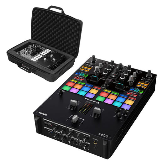 Pioneer DJ DJM-S7 Scratch Style DJ Mixer + Odyssey Streemline Series EVA-Molded Soft Case