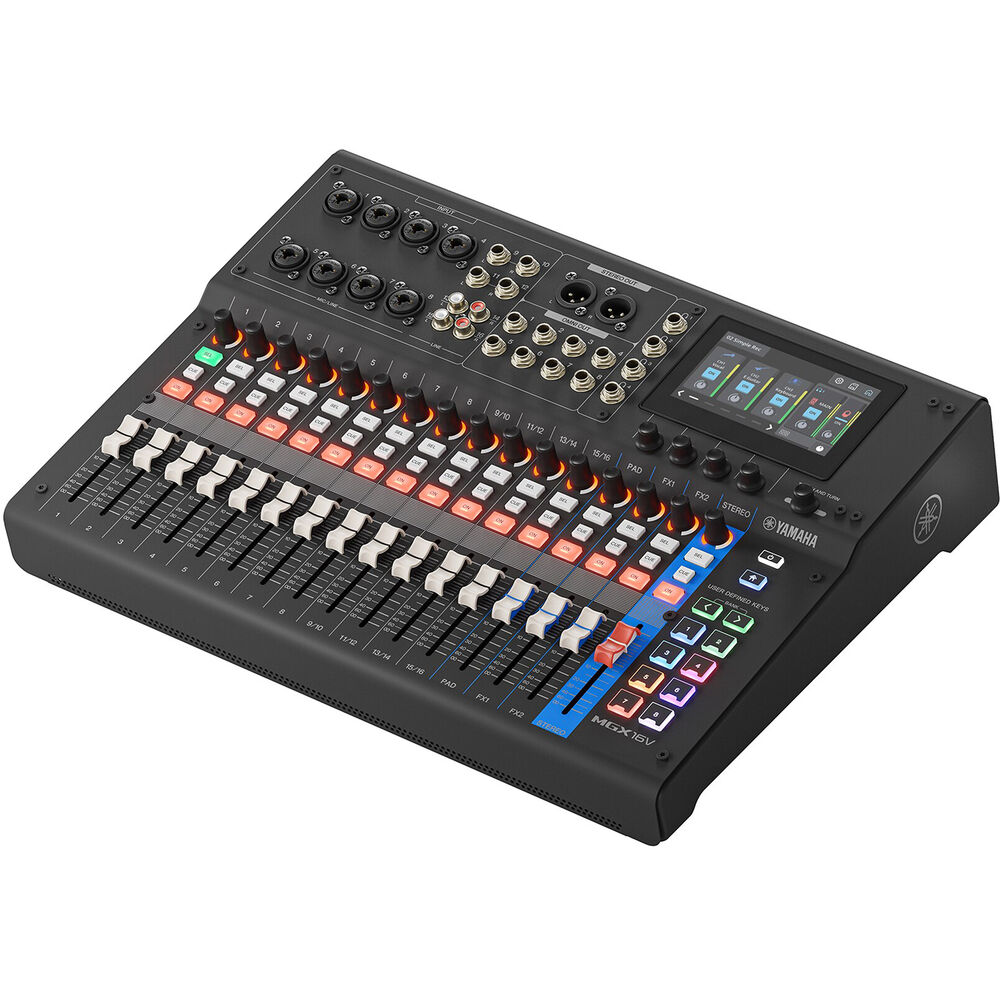 Yamaha MGX16V 22-Channel Digital Mixing Console with Video Interface (Black)