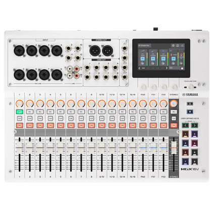 Yamaha MGX16V 22-Channel Digital Mixing Console with Video Interface (White)
