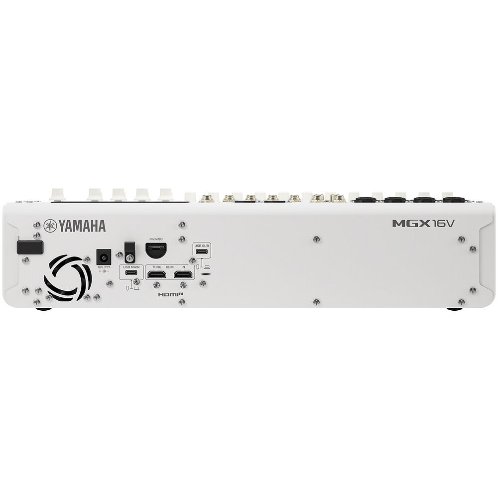 Yamaha MGX16V 22-Channel Digital Mixing Console with Video Interface (White)