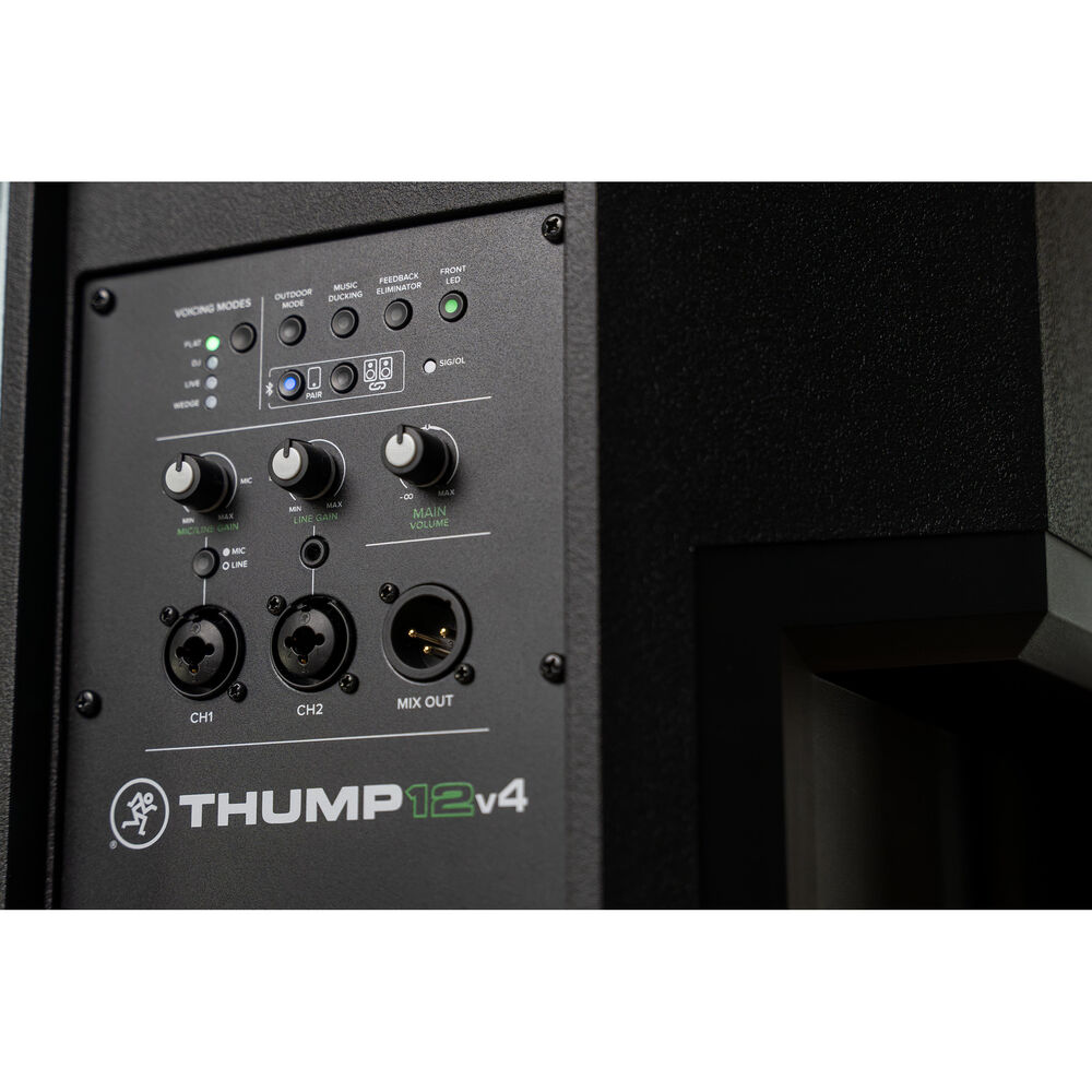 Mackie Thump12v4 12" Professional Powered Loudspeaker with SoundCheck DSP and Bluetooth