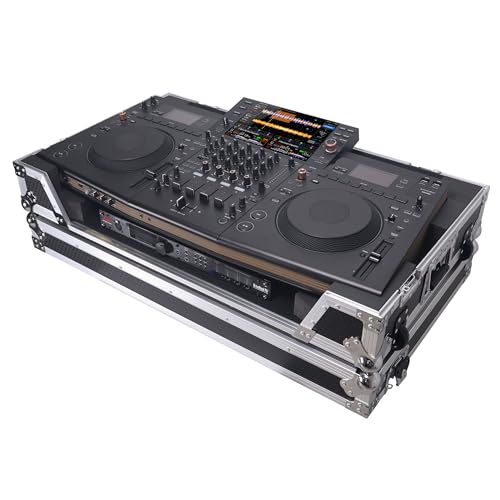 ProX ATA Flight-Style Road Case for Pioneer Opus Quad DJ Controller (Black and Silver)