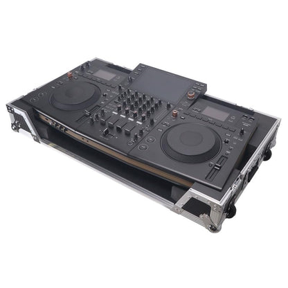 ProX ATA Flight-Style Road Case for Pioneer Opus Quad DJ Controller (Black and Silver)
