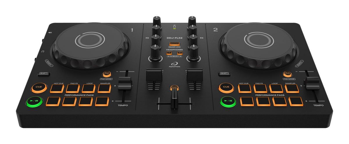 AlphaTheta DDJ-FLX2 DJ Controller for rekordbox, Serato DJ Lite, and djay + Decksaver Cover