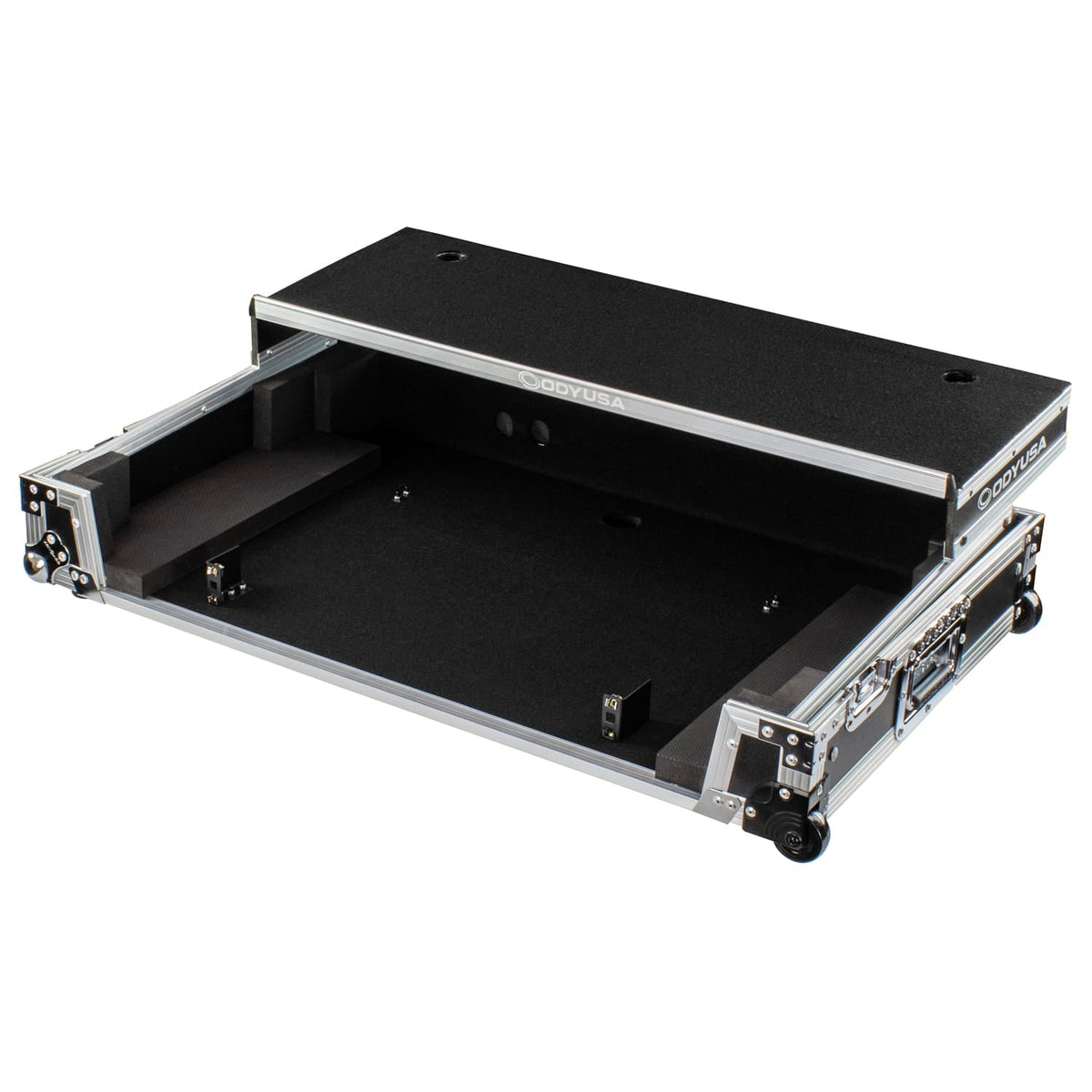 RANE FOUR 1U Flight Case with Glide Style Laptop Platform and Wheels (Open Box)