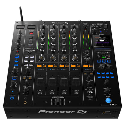 Pioneer DJ DJM-A9 4-Channel Digital Pro-DJ Mixer with Bluetooth, Black (Open Box)