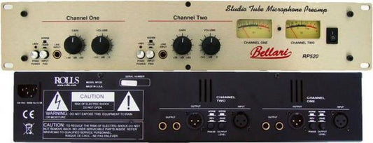 Rolls RP520 - Bellari Studio Tube Microphone Preamp