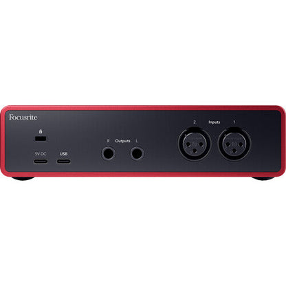 Focusrite Scarlett 2i2 Studio USB-C Audio Interface with Microphone and Headphones (4th Generation) (Open Box)