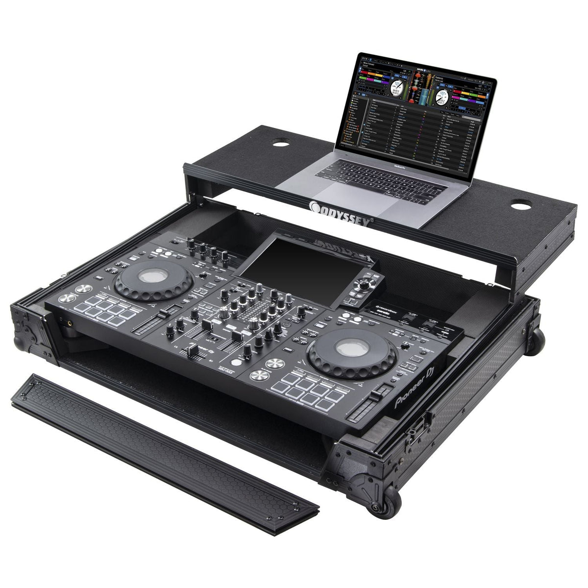 Odyssey Hexagon Industrial Board Case with Glide Platform for Pioneer XDJ-RX3