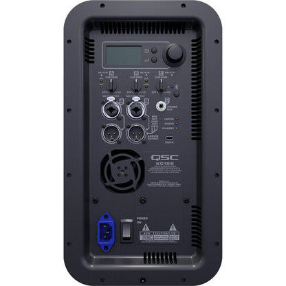 QSC KC12 Active 12" 3-Way Column Loudspeaker System with Bluetooth (White)