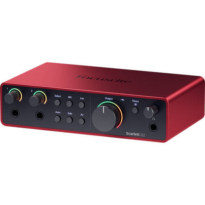 Focusrite Scarlett 2i2 Studio USB-C Audio Interface with Microphone and Headphones (4th Generation) (Open Box)