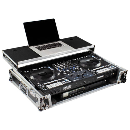 RANE FOUR 1U Flight Case with Glide Style Laptop Platform and Wheels (Open Box)