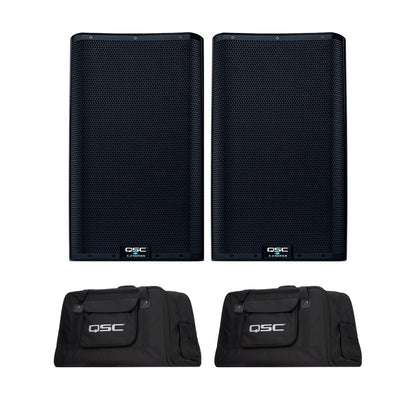 QSC K12.2 Two-Way 12" 2000W Powered Portable PA Speaker with Integrated Speaker Processor (Pair)