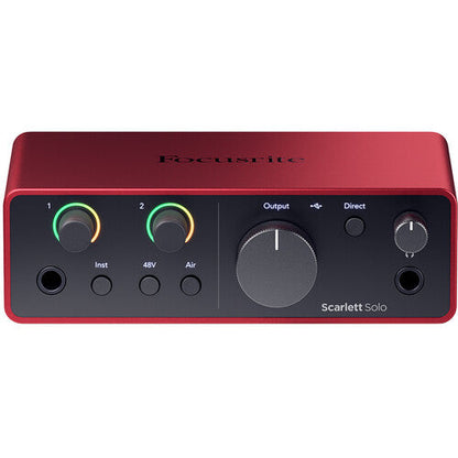 Focusrite Scarlett Solo USB-C Audio Interface (4th Generation) (Open Box)