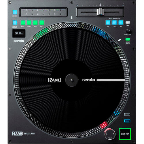 RANE DJ TWELVE MKII + Odyssey Innovative Designs Flight Zone Rane Twelve Motorized Turntable DJ Battle Controller Case